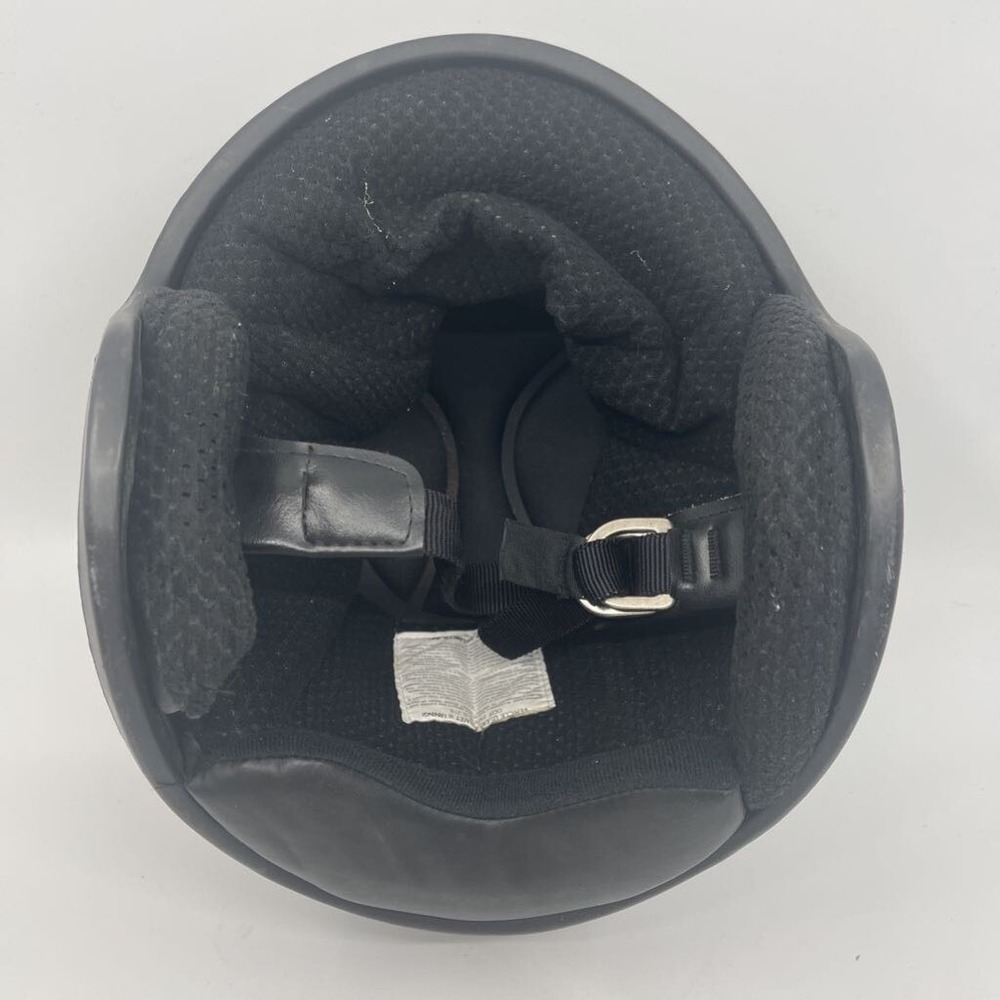 Fulmer AF-20 Motorcycle Helmet‎ Adult Large Black Good Open Face DOT Approved - Picture 10 of 10